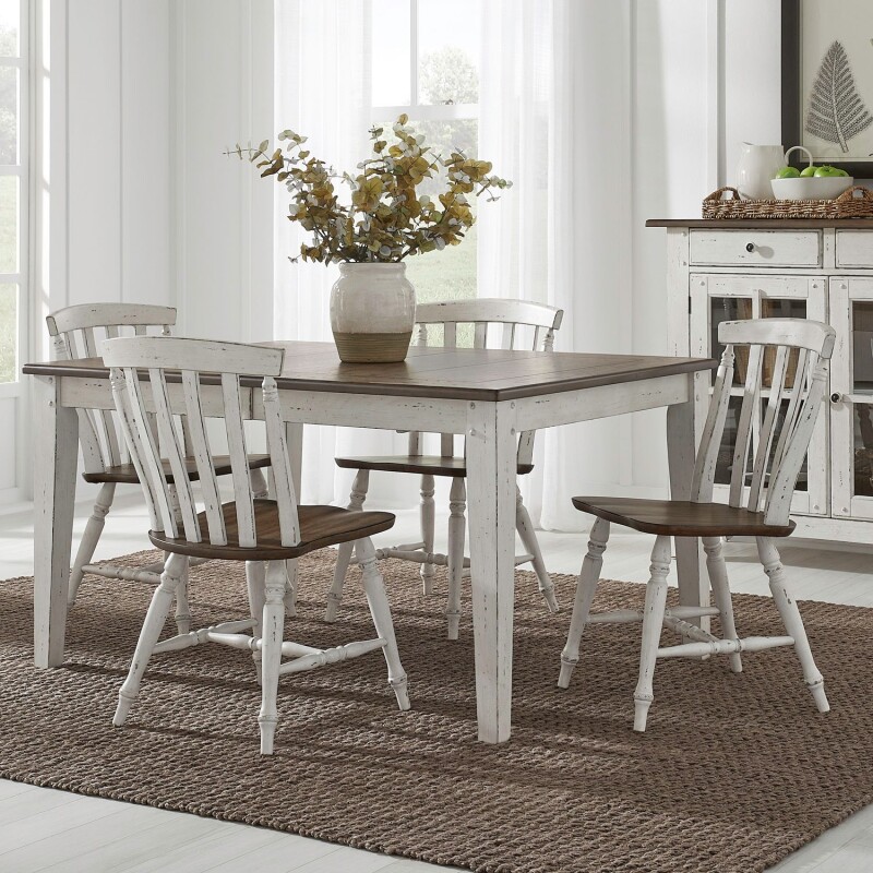Al Fresco 5 Piece Rectangular Table Set 741CD5RLS