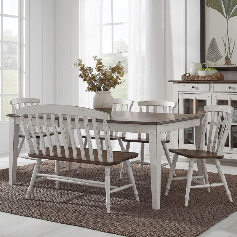 Al Fresco 6 Piece Rectangular Table Set 741CD6RTS