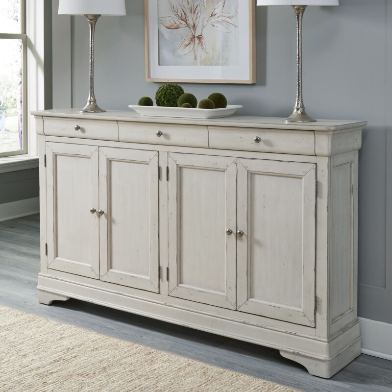Morrow Bay Hall Buffet - White 742WHB7644