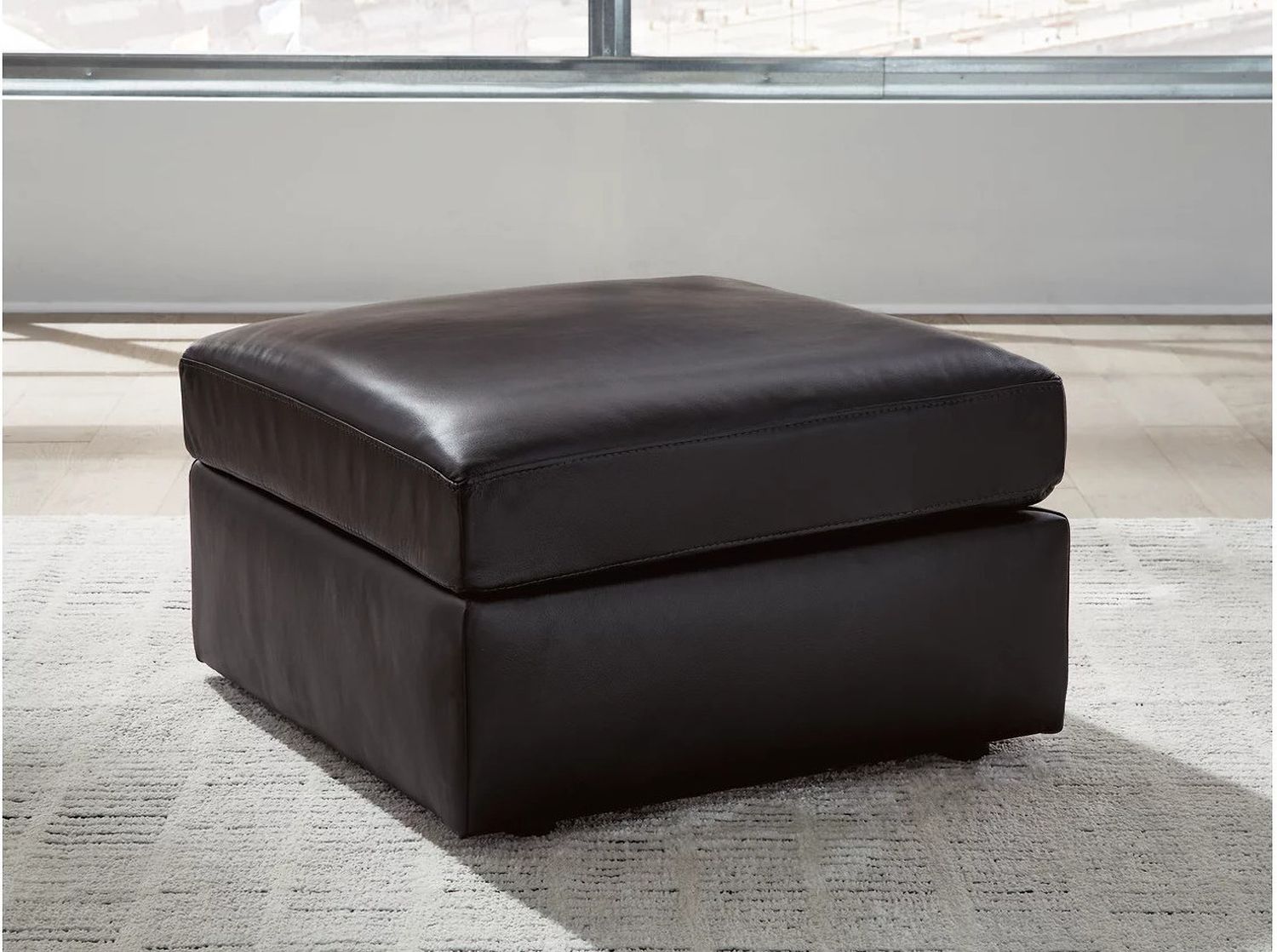 ModMax II Oversized Accent Ottoman In Black 7430508
