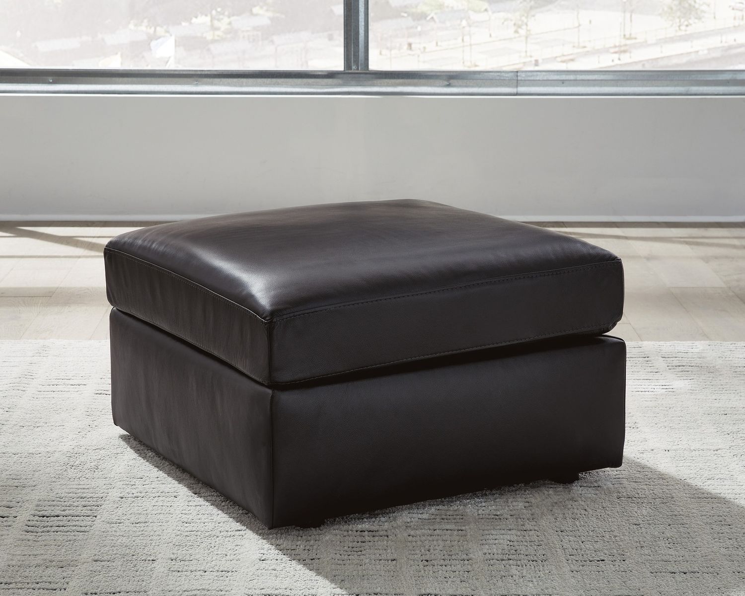 ModMax II Oversized Accent Ottoman In Black 7430508