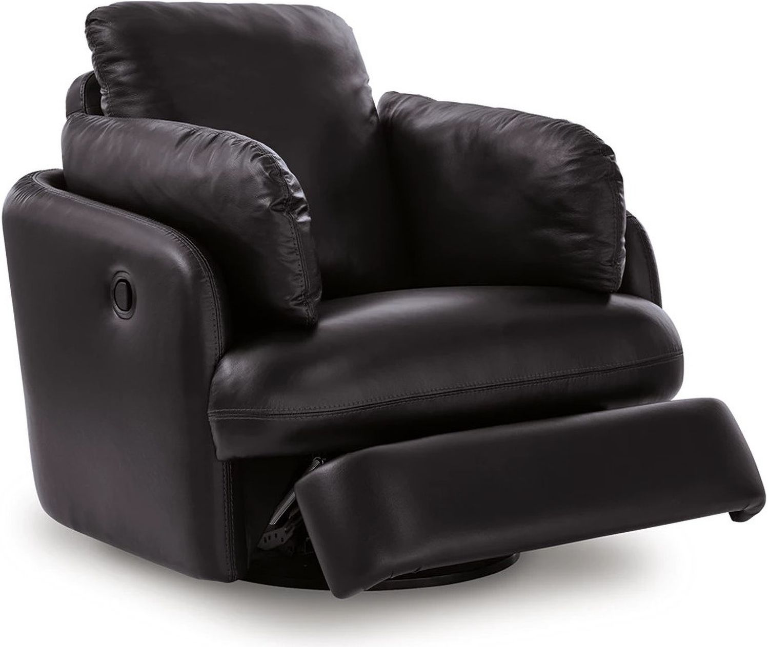 ModMax II Swivel Glider Recliner In Black 7430561