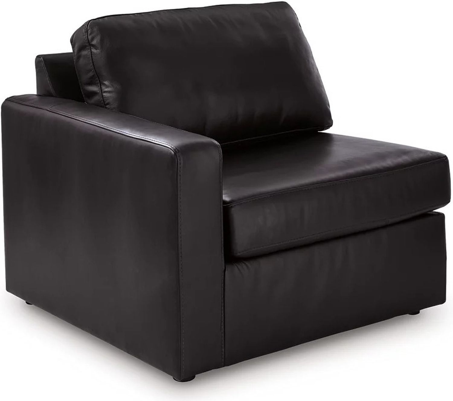 ModMax II 3-Piece RAF Sectional Sofa Chaise In Black 74305S18