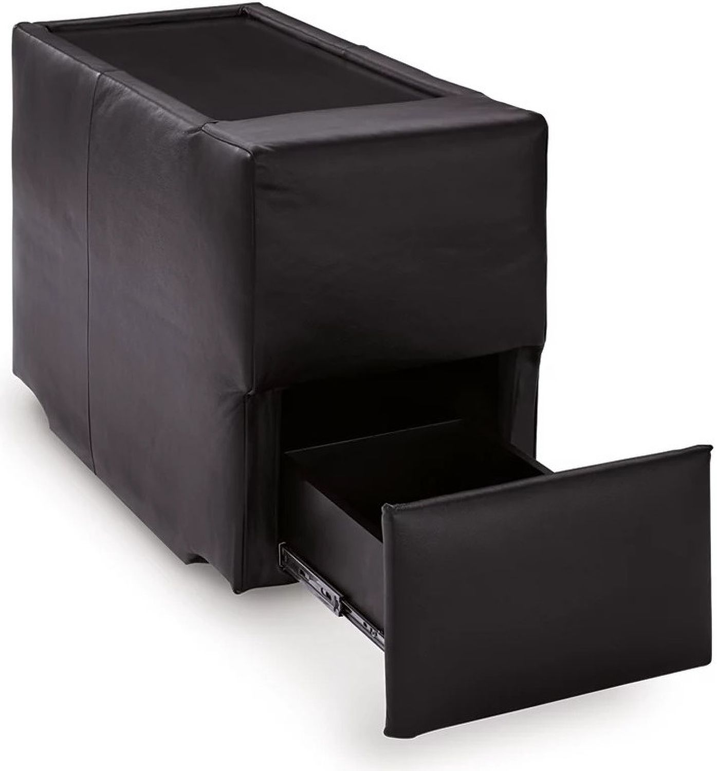 ModMax II 8-Piece RAF Sectional with Chaise and Storage Consoles In Black 74305S42
