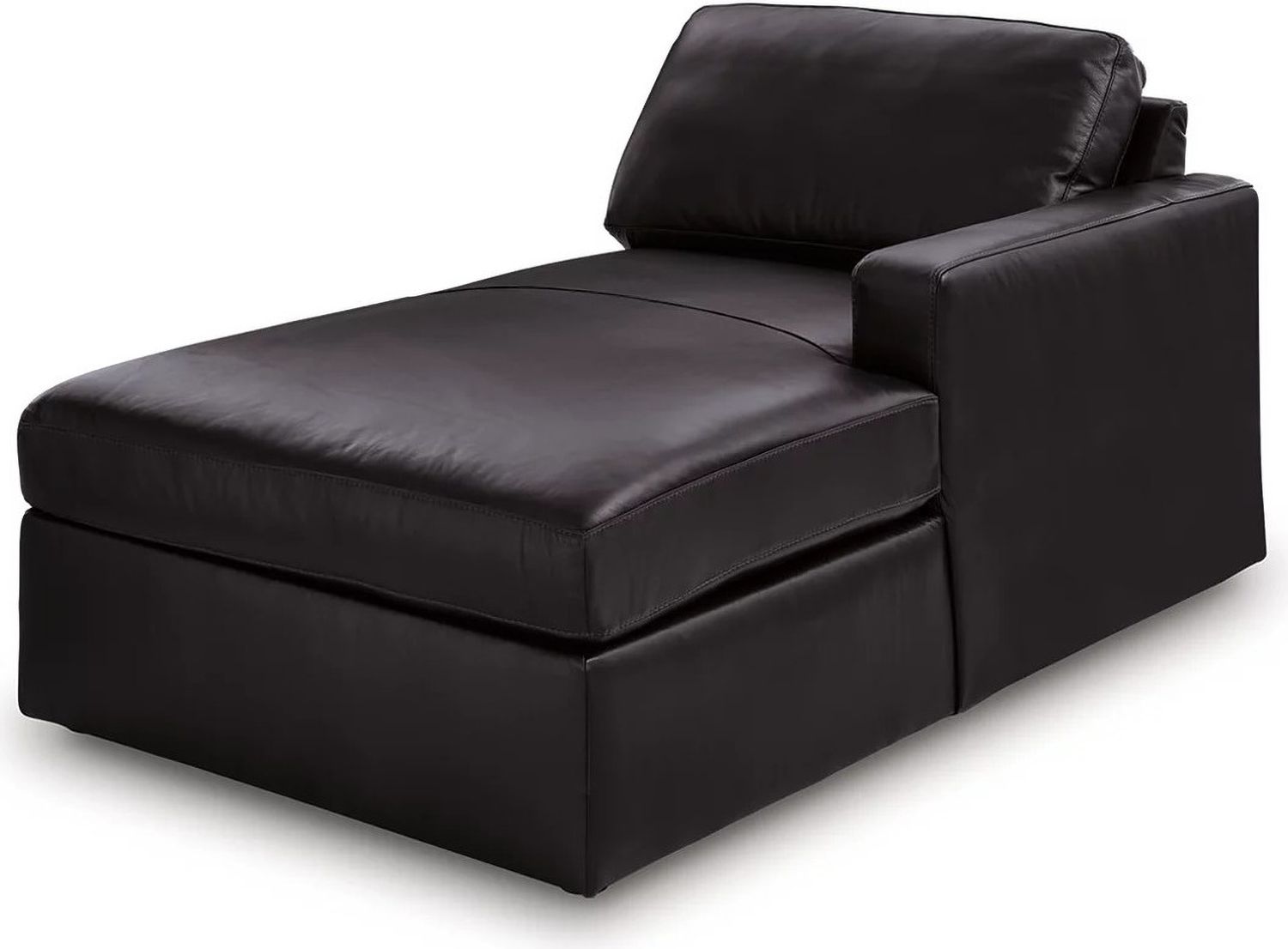 ModMax II 8-Piece RAF Sectional with Chaise and Storage Consoles In Black 74305S42