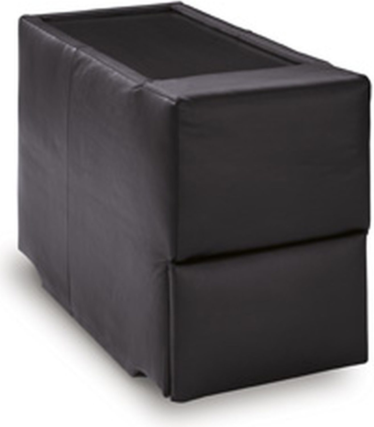 ModMax II 8-Piece RAF Sectional with Chaise and Storage Consoles In Black 74305S42