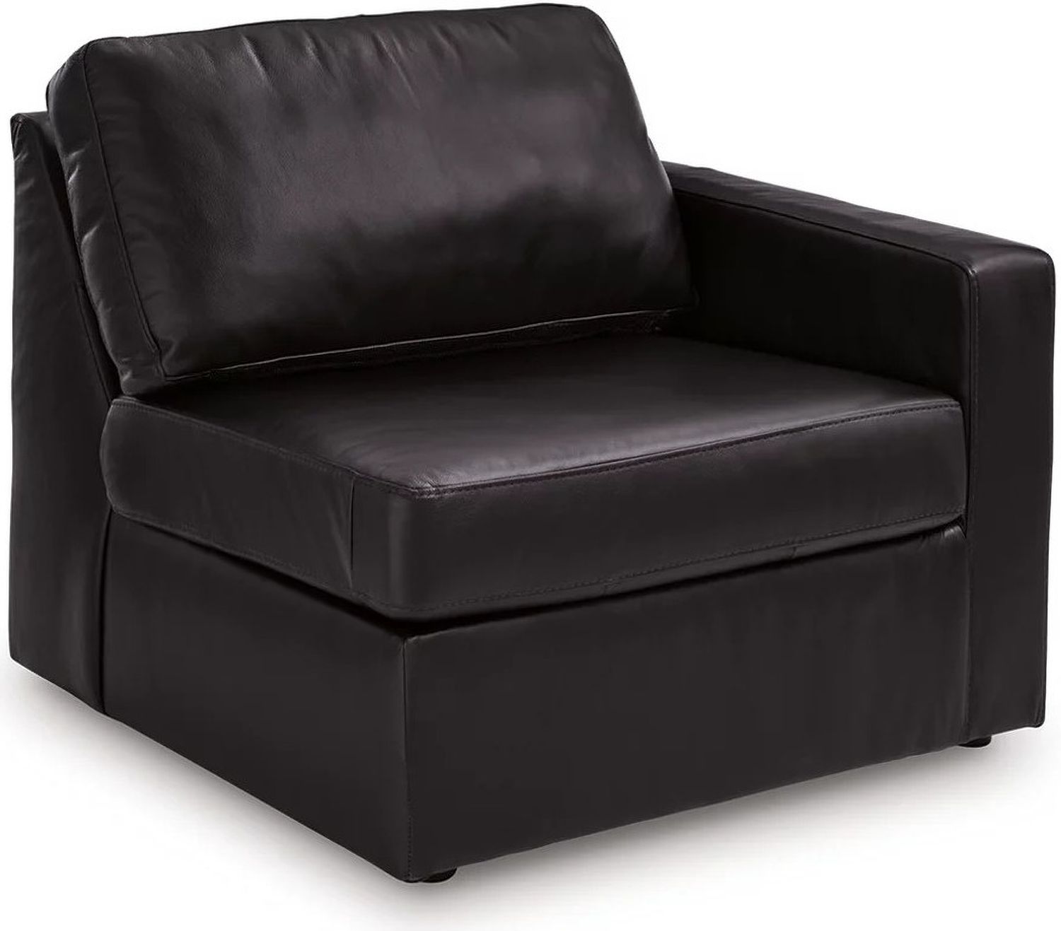 ModMax II 8-Piece LAF Sectional with Chaise and Audio Consoles In Black 74305S47