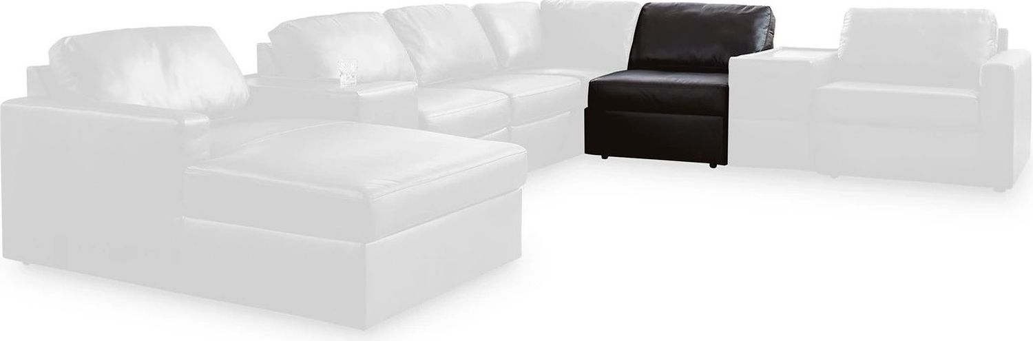 ModMax II 8-Piece RAF Sectional with Chaise and Audio Consoles In Black 74305S48