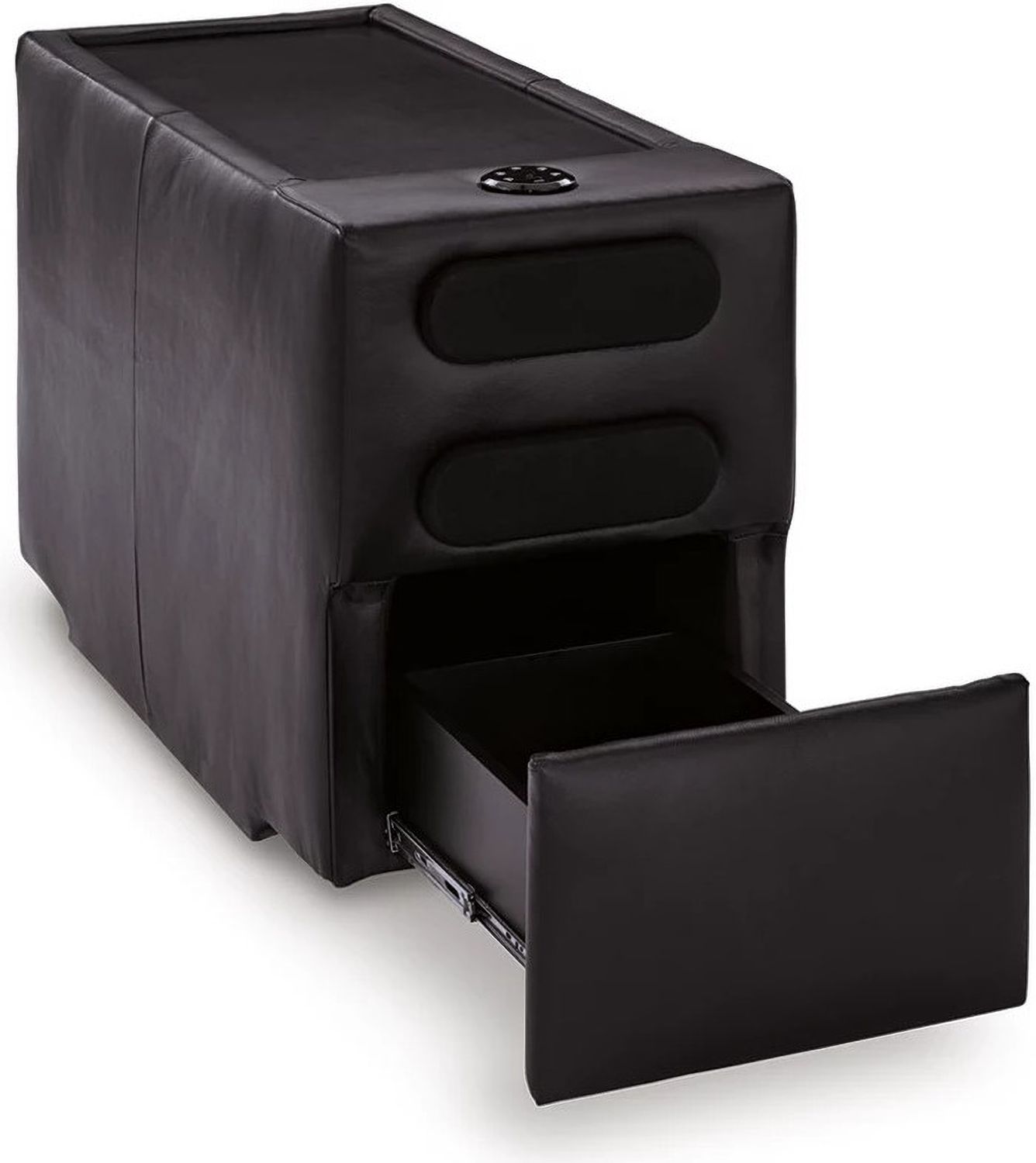 ModMax II 8-Piece RAF Sectional with Chaise and Audio Consoles In Black 74305S48