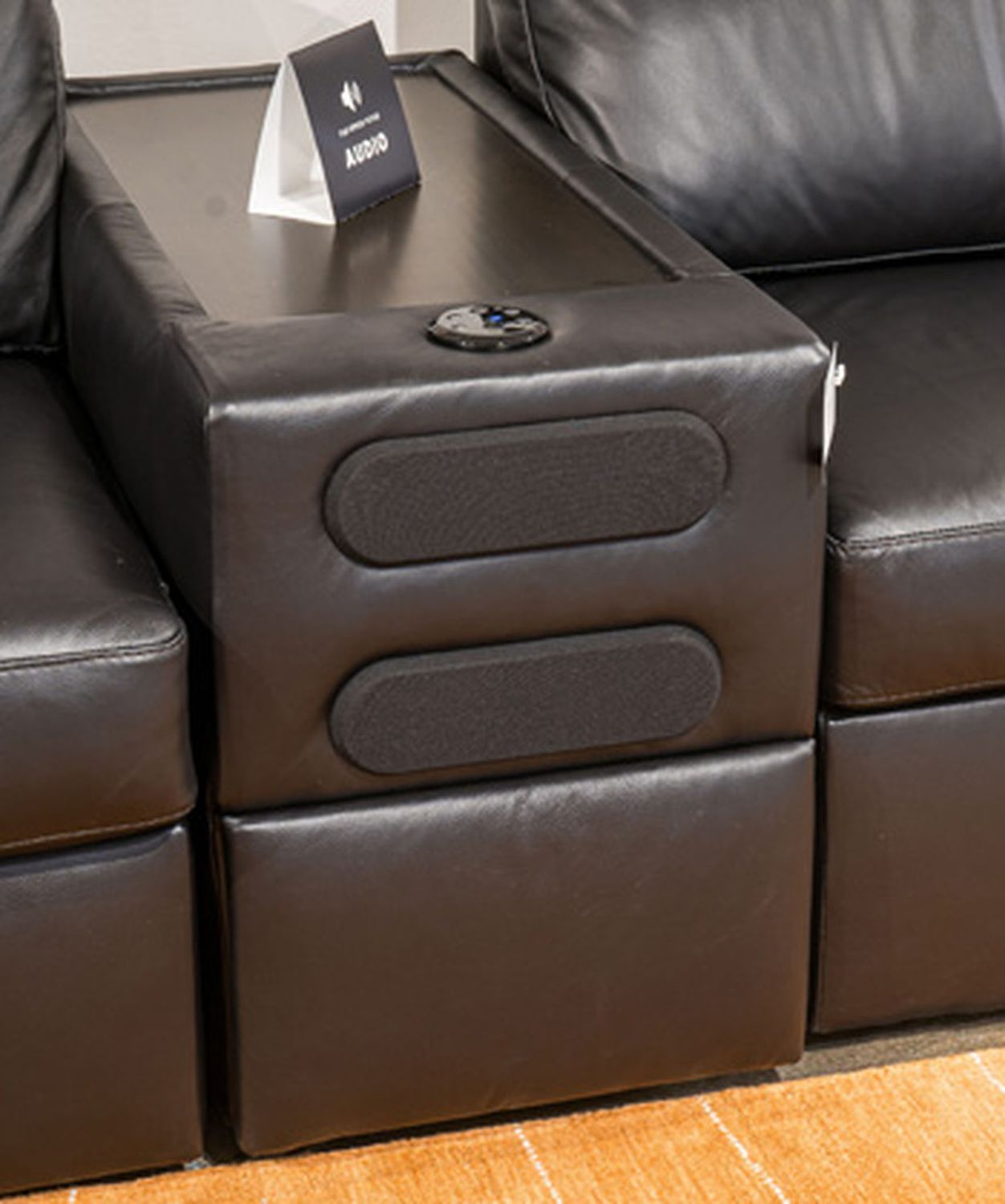 ModMax II 8-Piece RAF Sectional with Chaise and Audio Consoles In Black 74305S48