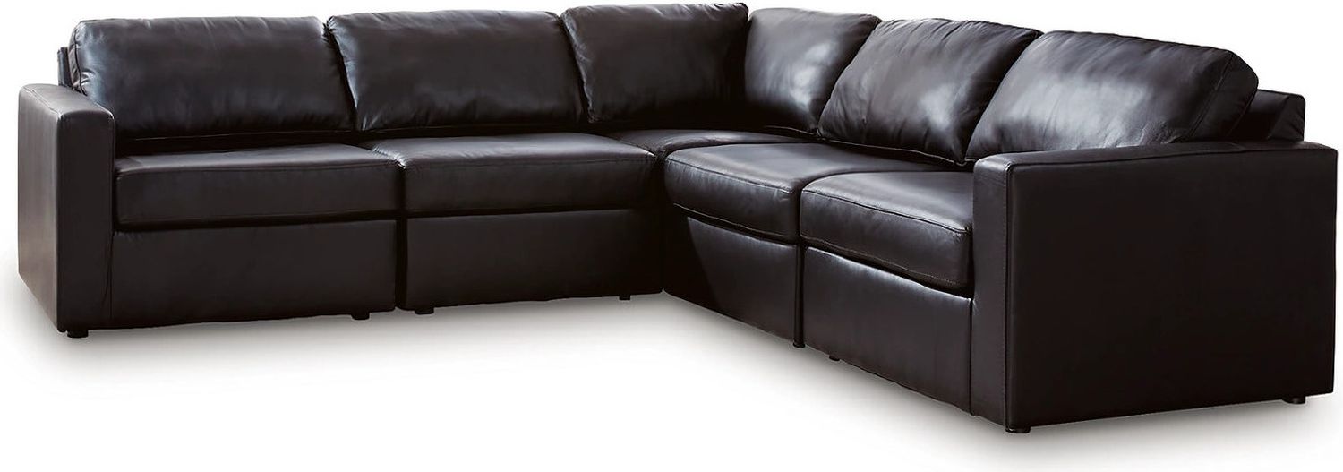 ModMax II 5-Piece Sectional In Black 74305S6