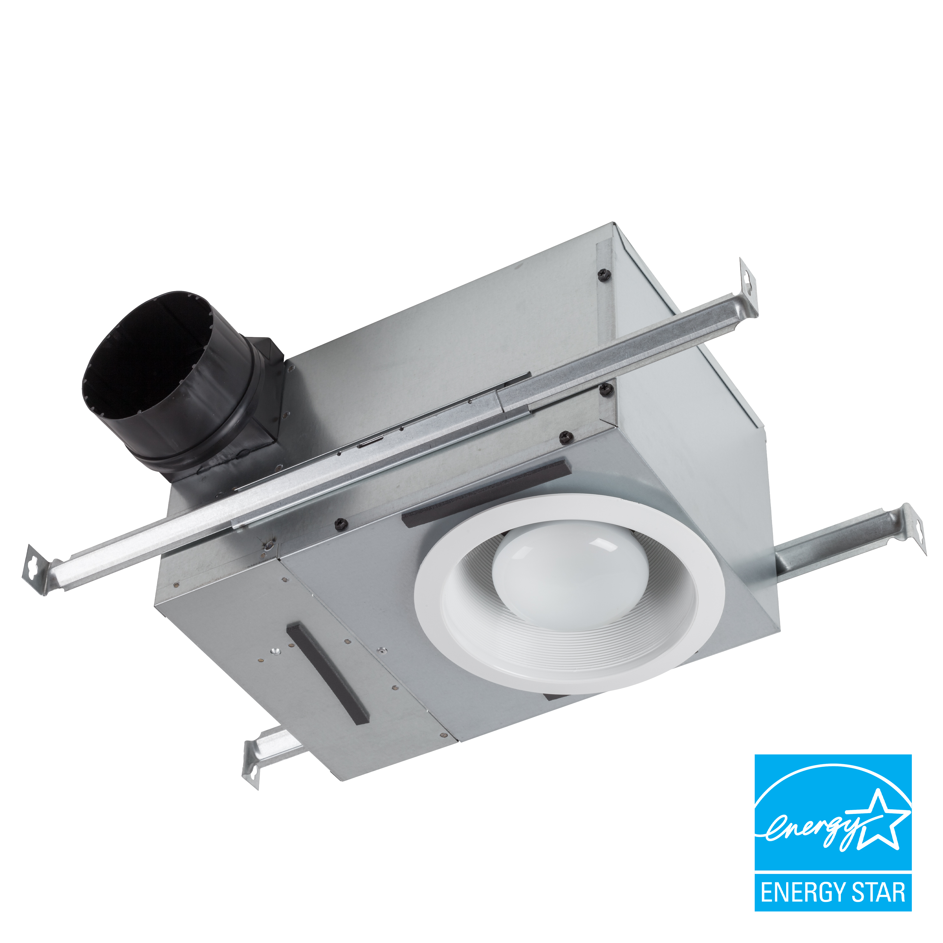 Recessed 50-80 Selectable CFM Ventilation Fan with Light, 0.3-2 Sones 744L