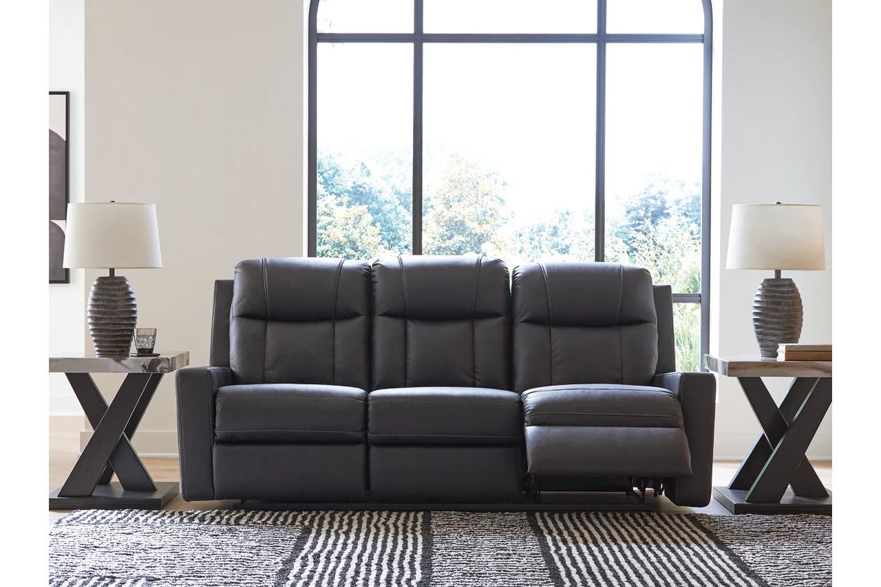 Mackmenville Reclining Sofa In Carbon 7471388
