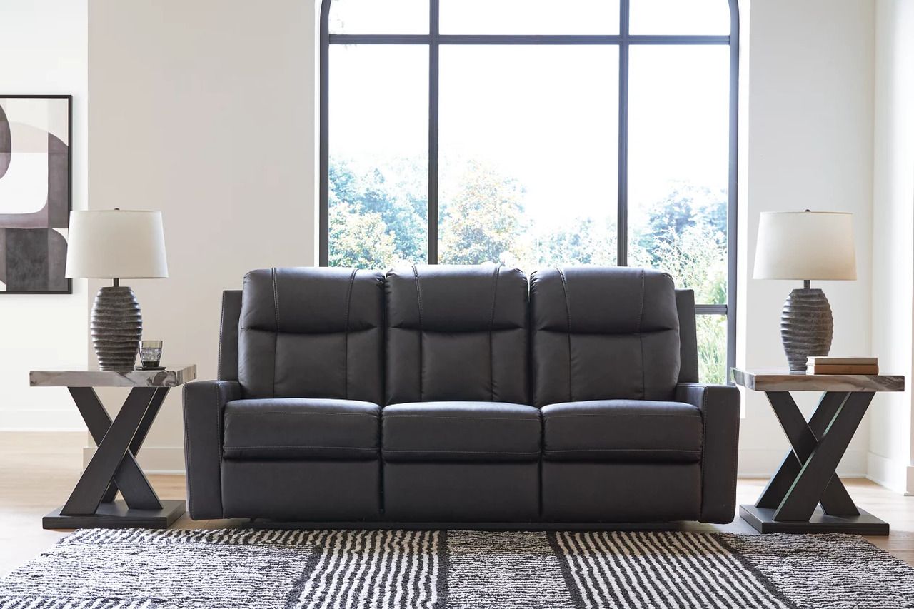Mackmenville Reclining Living Room Set In Carbon 74713U1