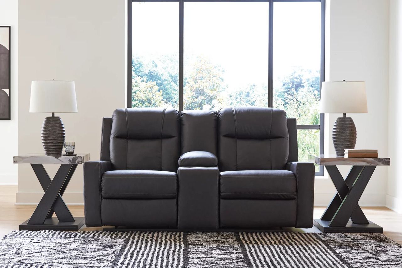 Mackmenville Reclining Living Room Set In Carbon 74713U1
