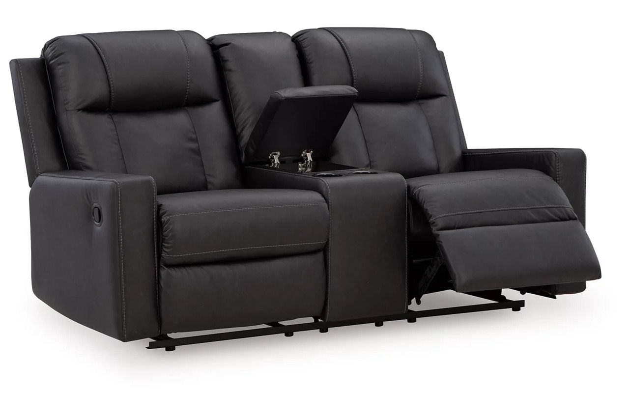 Mackmenville Reclining Living Room Set In Carbon 74713U1