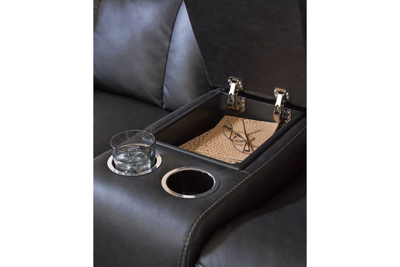 Mackmenville Reclining Living Room Set In Carbon 74713U1