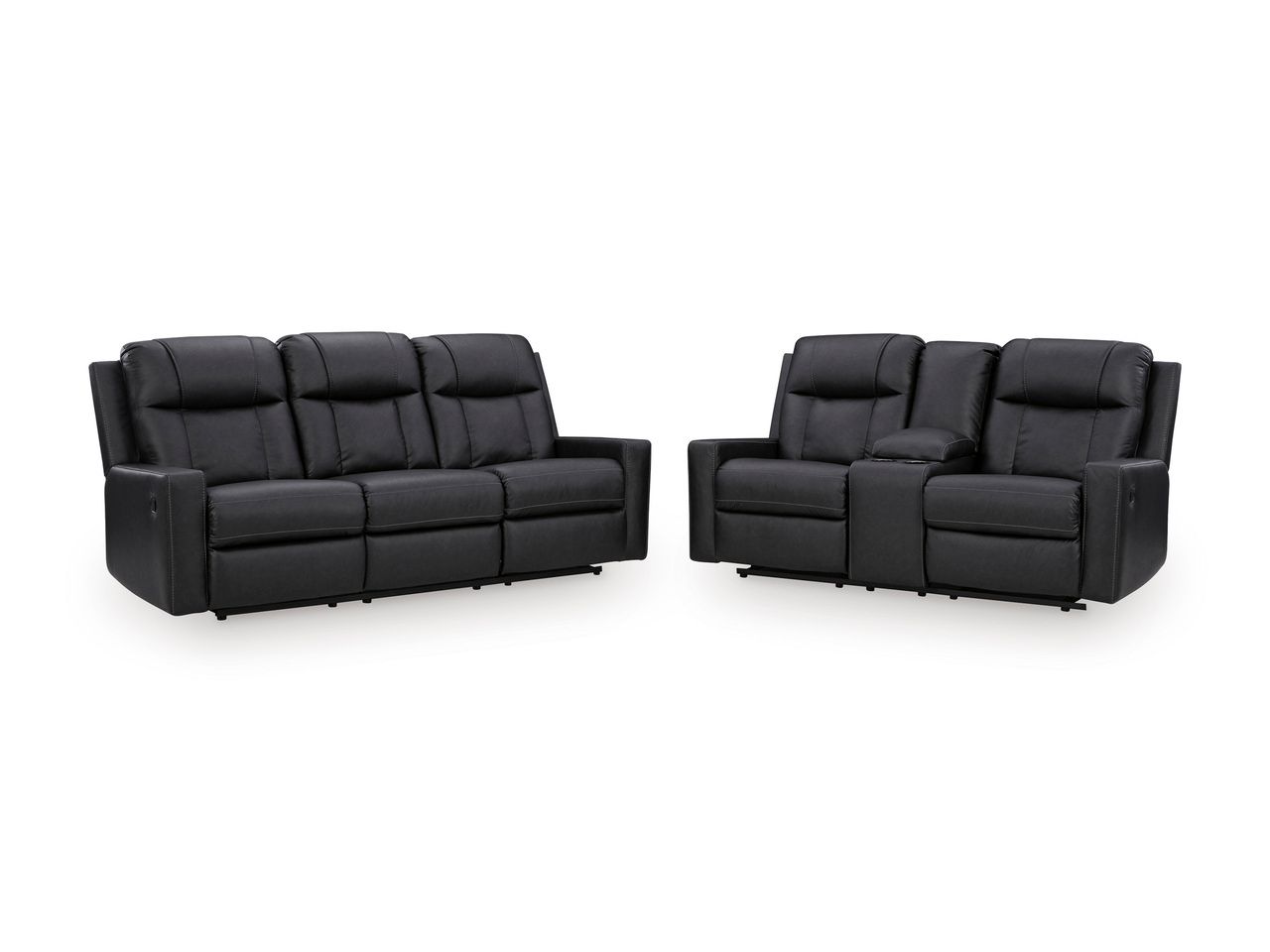 Mackmenville Reclining Living Room Set In Carbon 74713U1