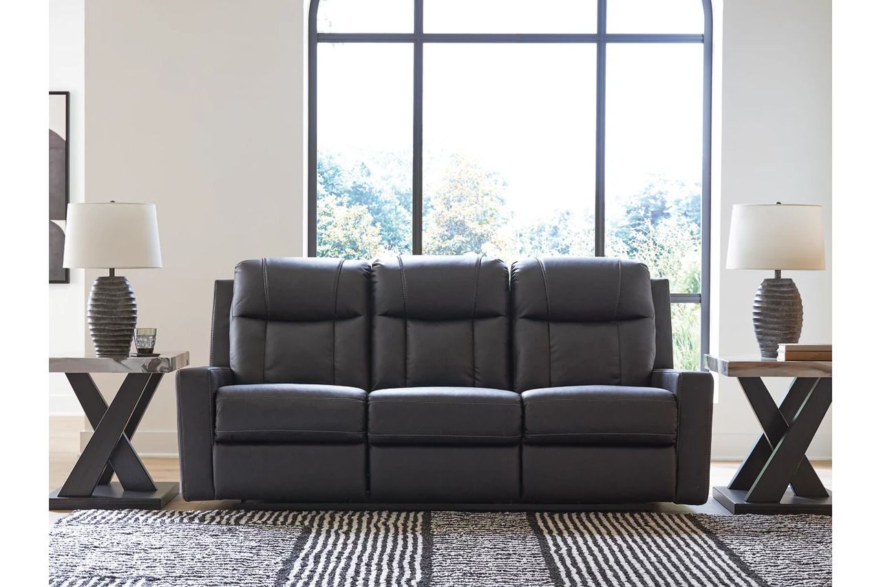 Mackmenville Reclining Living Room Set In Carbon 74713U1