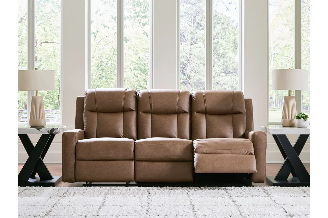 Mackmenville Reclining Sofa In Caramel 7471488