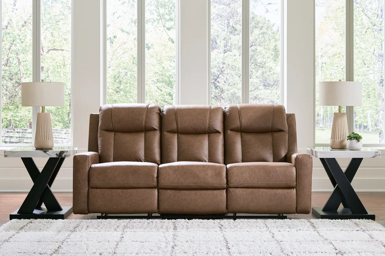Mackmenville Reclining Living Room Set In Caramel 74714U1