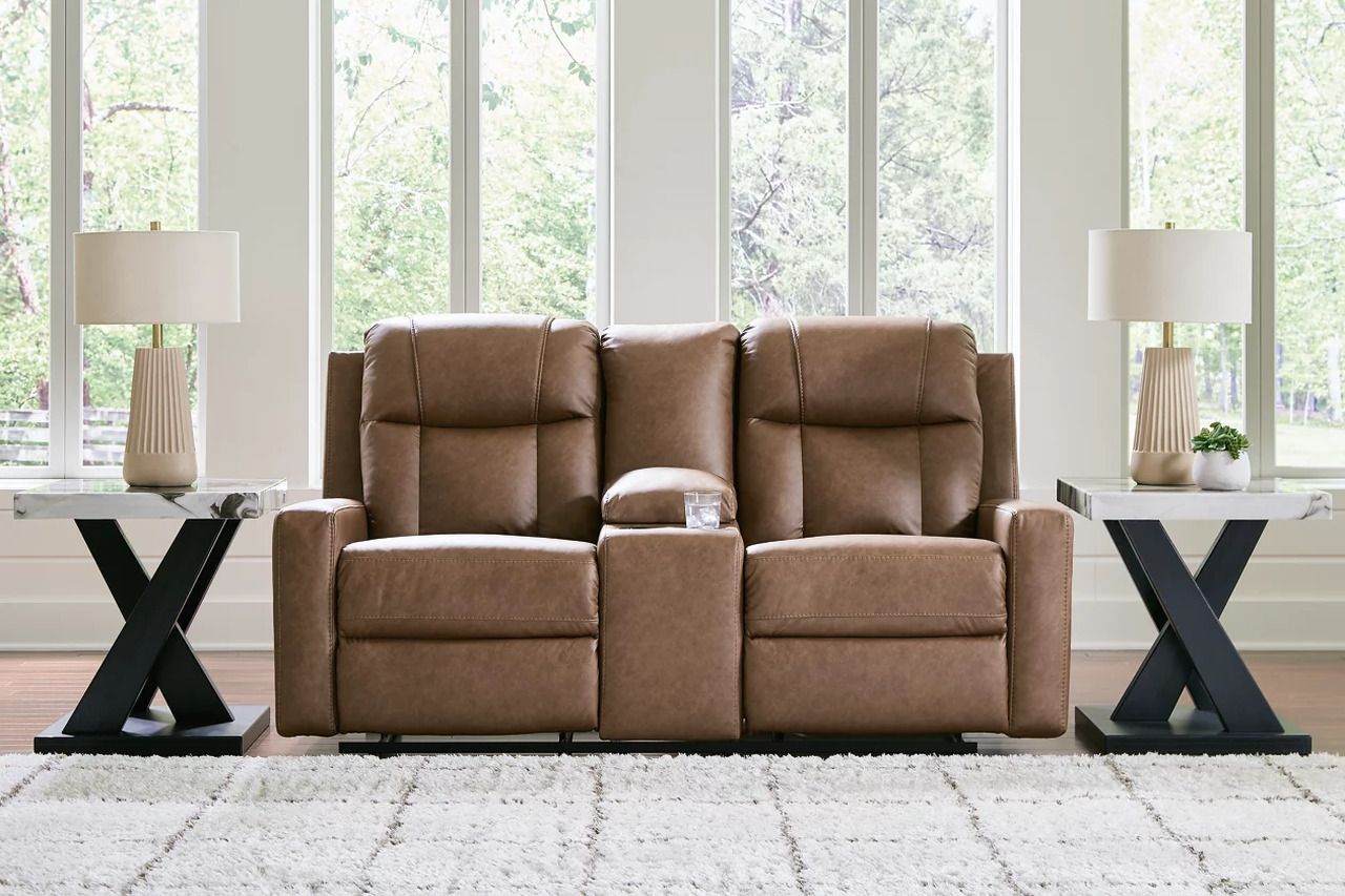 Mackmenville Reclining Living Room Set In Caramel 74714U1