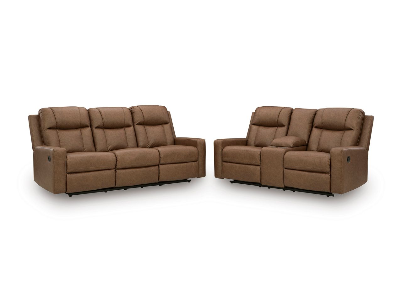 Mackmenville Reclining Living Room Set In Caramel 74714U1
