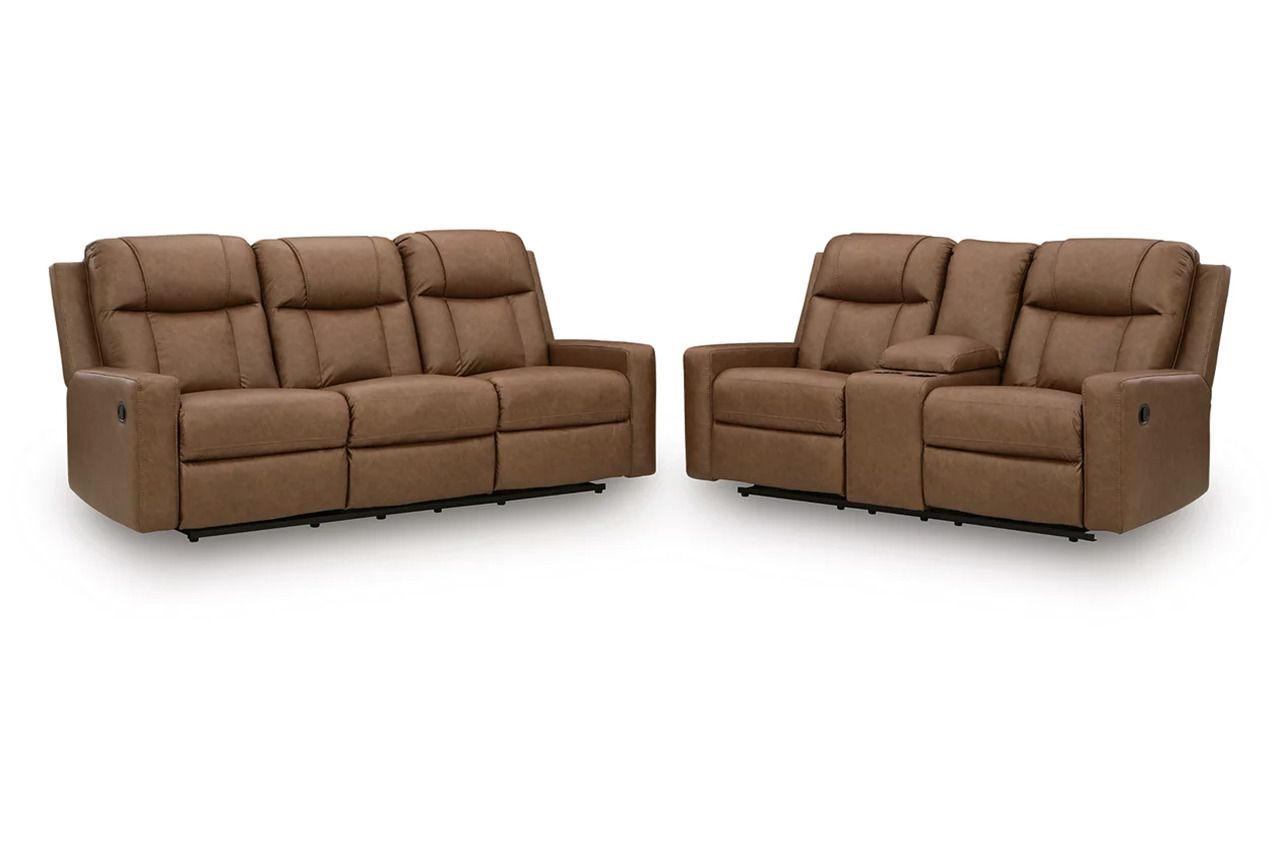 Mackmenville Reclining Living Room Set In Caramel 74714U1