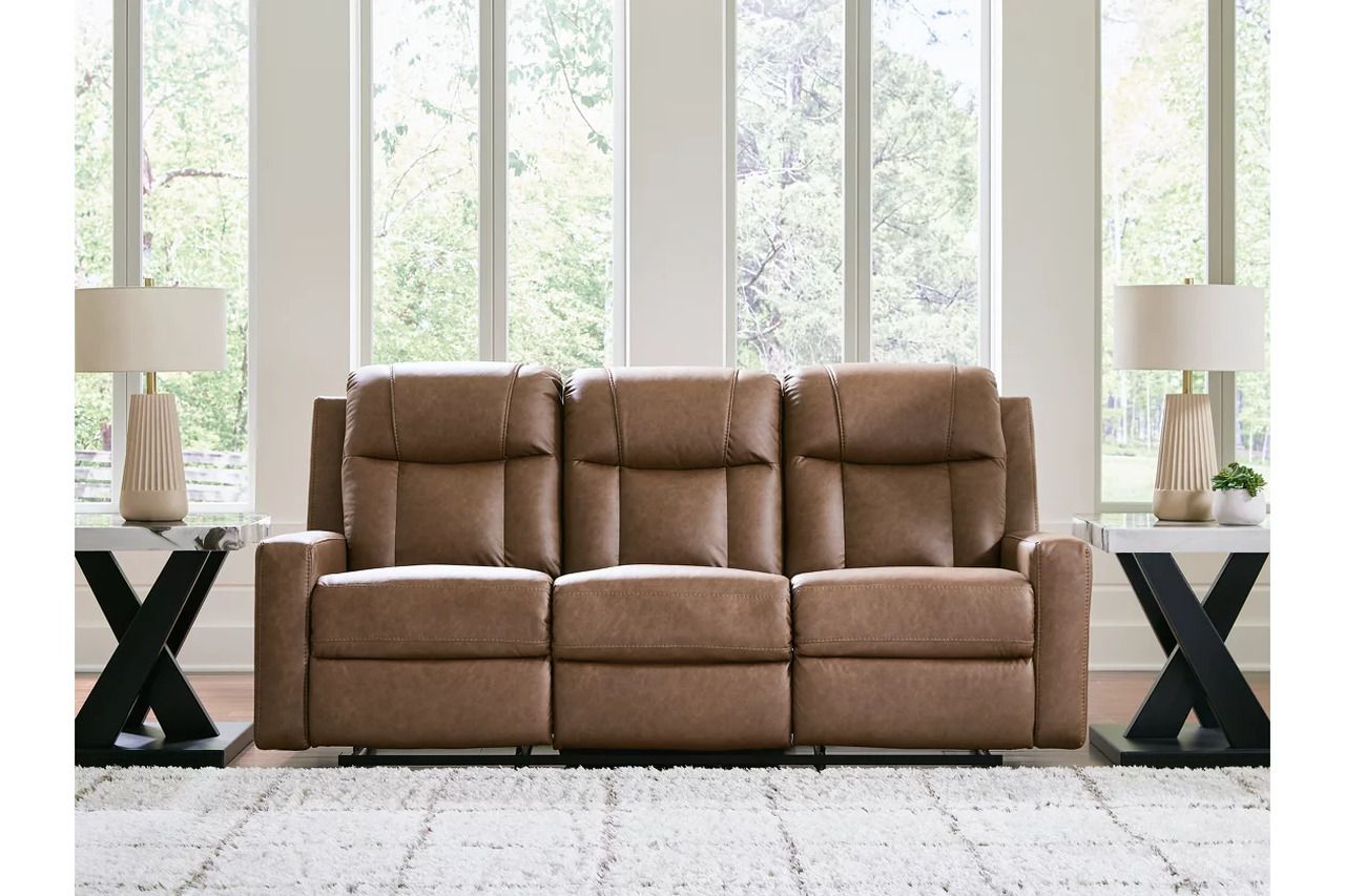 Mackmenville Reclining Living Room Set In Caramel 74714U1