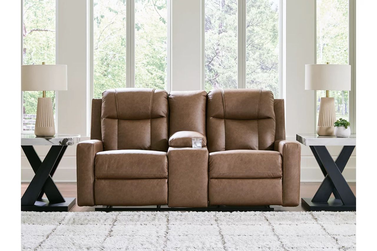 Mackmenville Reclining Living Room Set In Caramel 74714U1