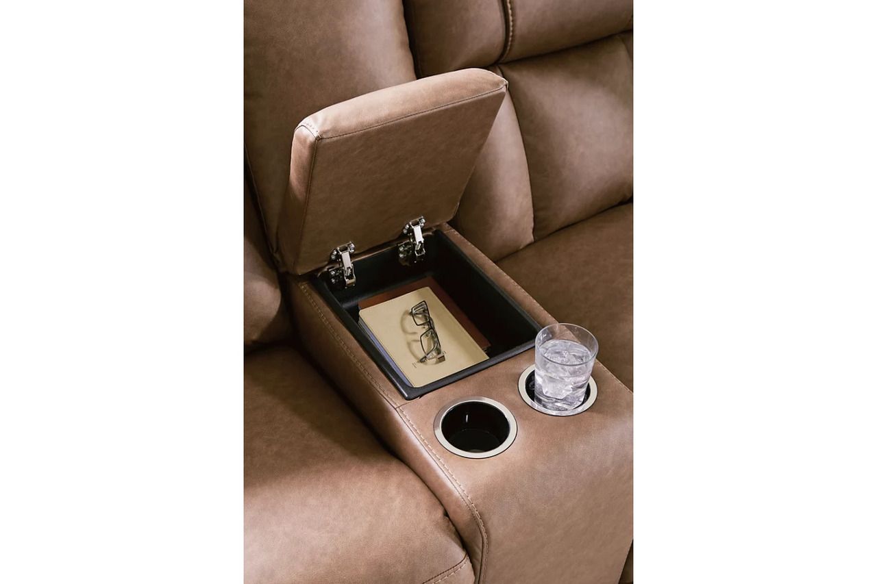 Mackmenville Reclining Living Room Set In Caramel 74714U1