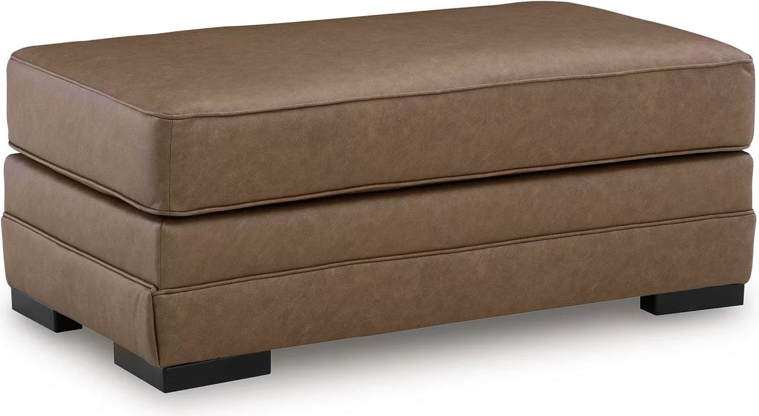 VillaCourt Ottoman In Caramel 7490914
