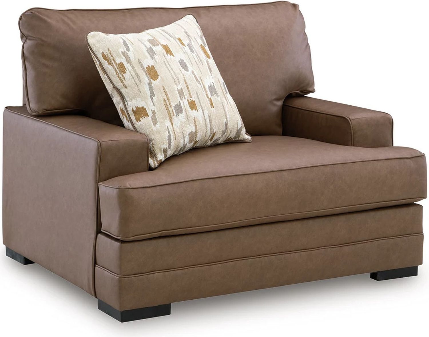 VillaCourt Oversized Chair In Caramel 7490923