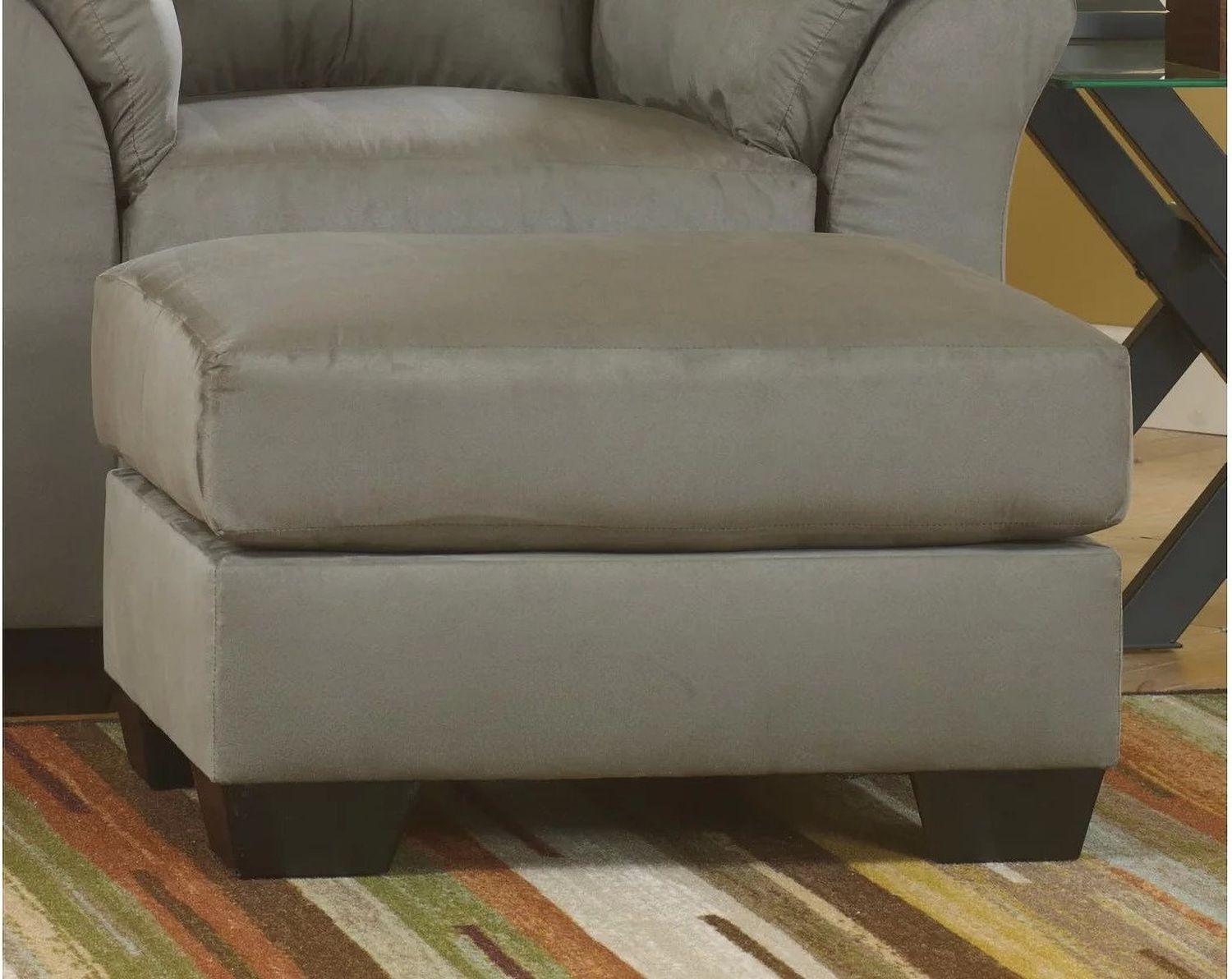 Darcy Ottoman In Cobblestone 7500514