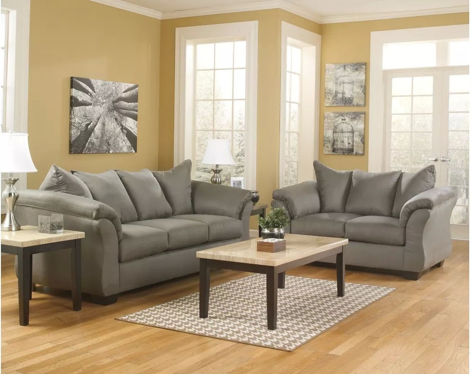 Darcy Loveseat In Cobblestone 7500535