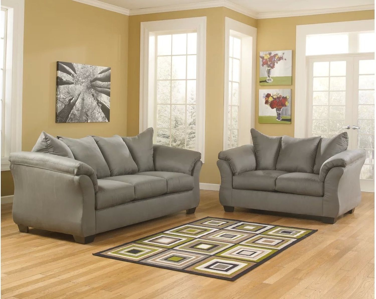 Darcy Loveseat In Cobblestone 7500535