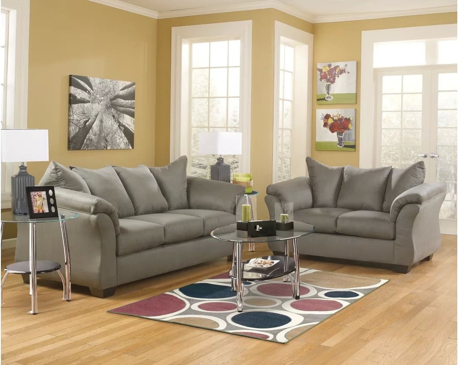 Darcy Loveseat In Cobblestone 7500535