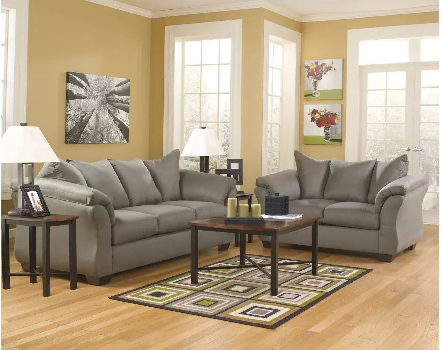 Darcy Loveseat In Cobblestone 7500535