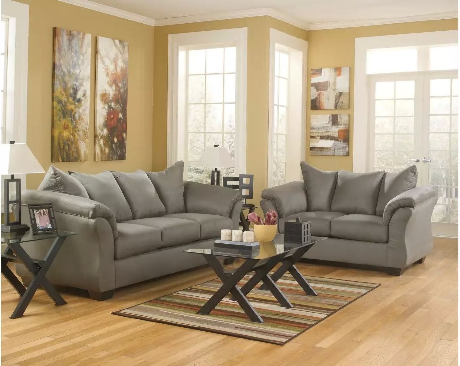 Darcy Loveseat In Cobblestone 7500535