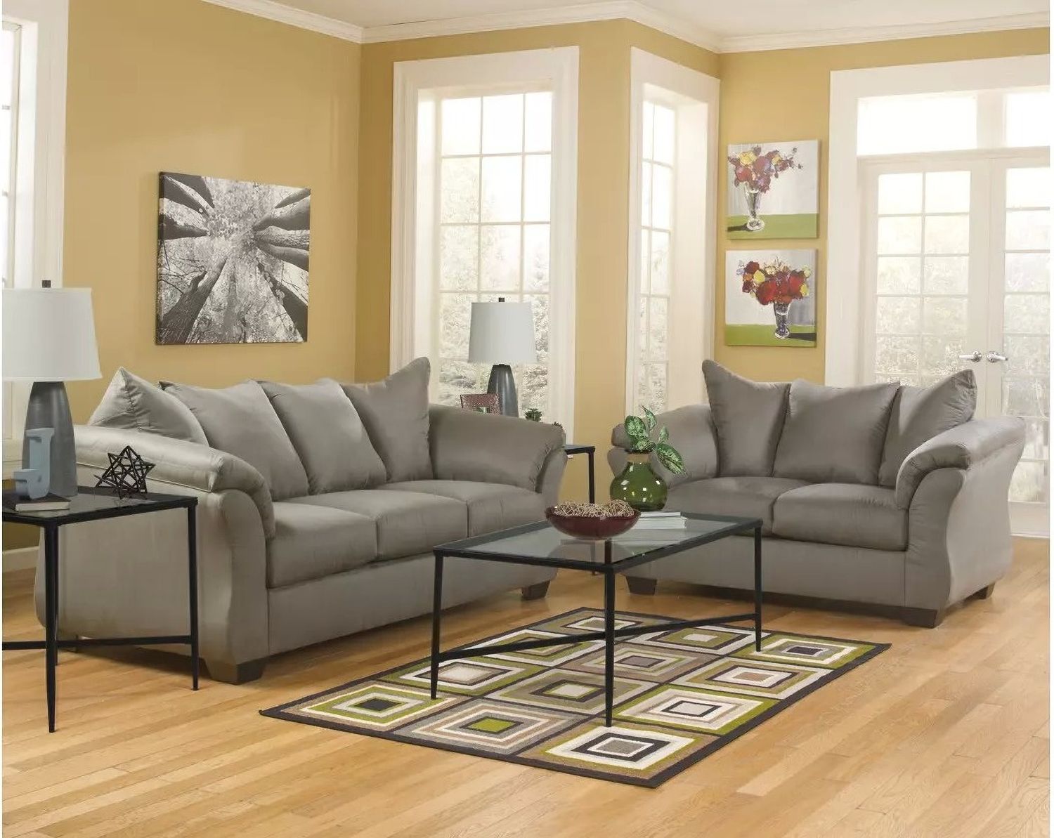 Darcy Loveseat In Cobblestone 7500535