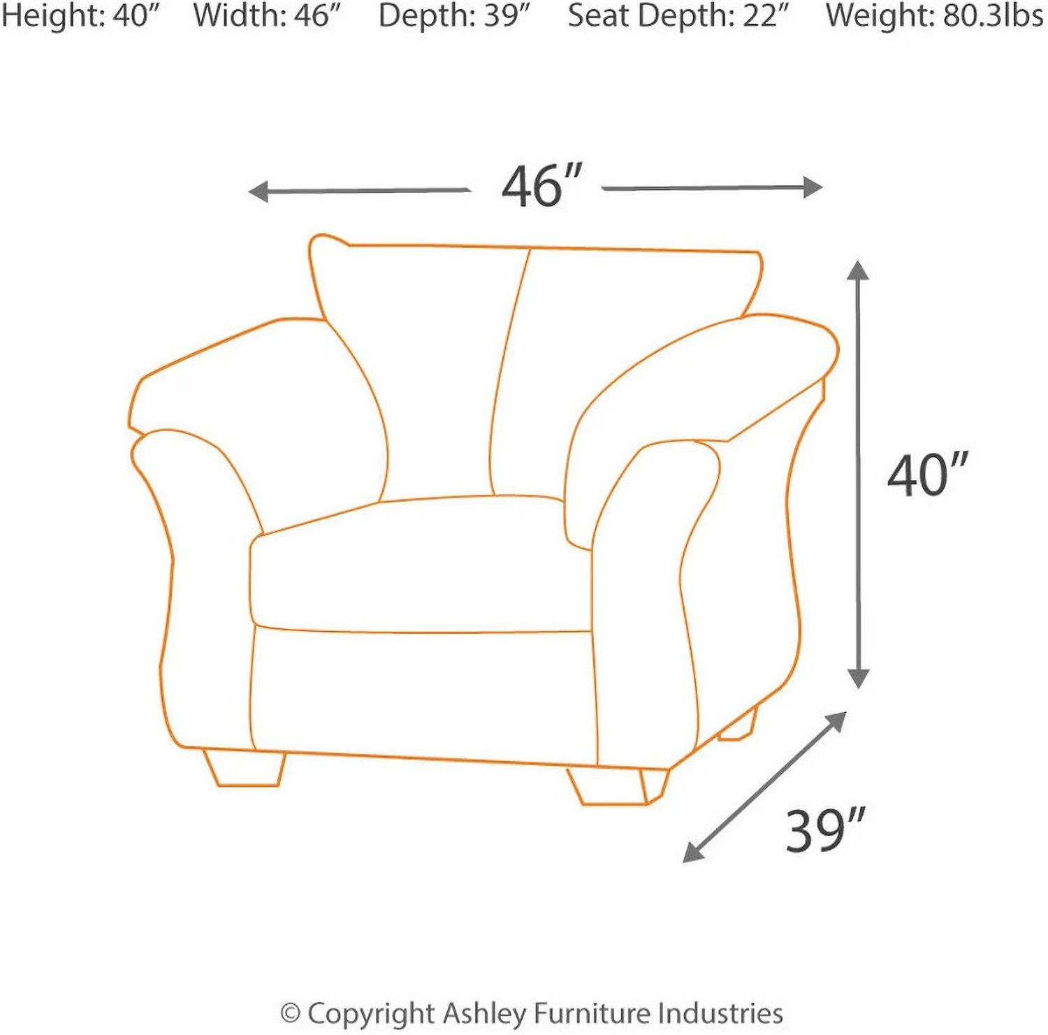 Darcy Living Room Set In Cobblestone 75005U5