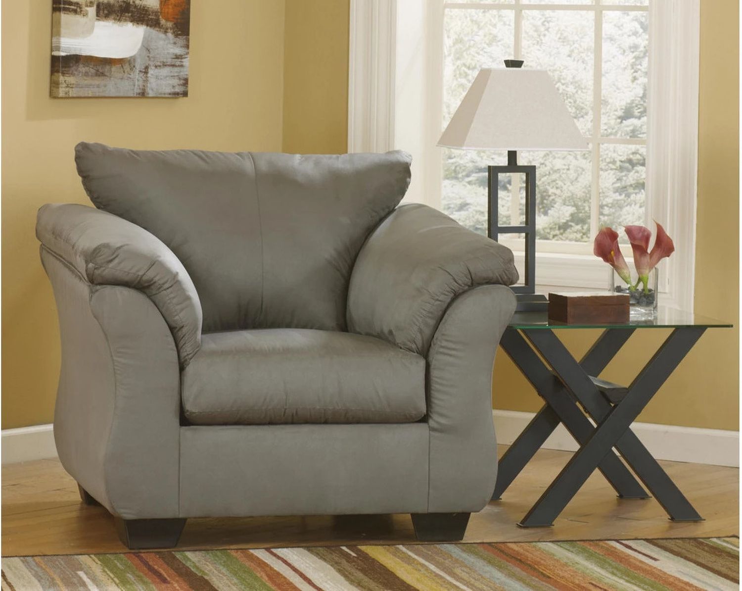 Darcy Living Room Set In Cobblestone 75005U5