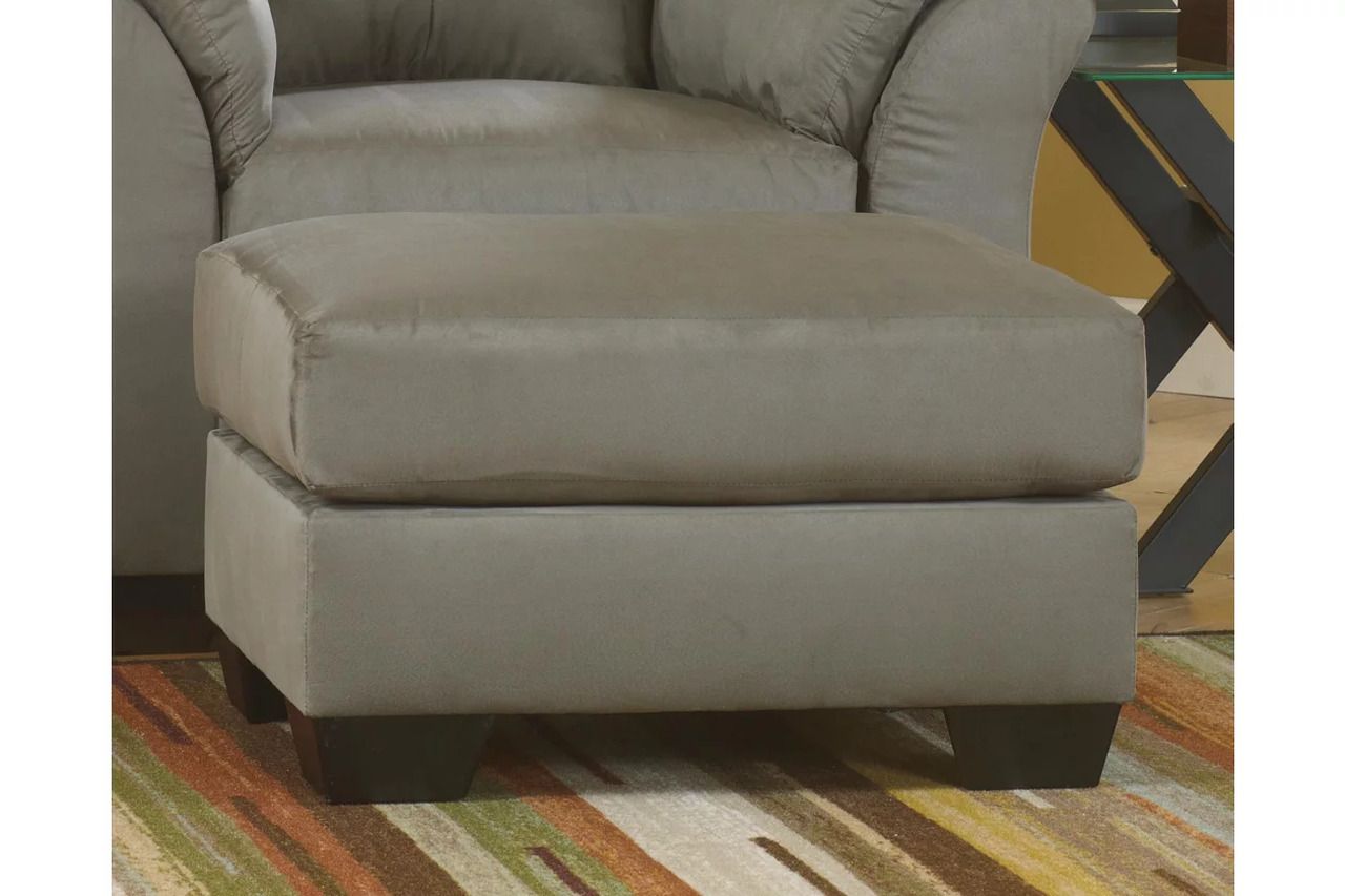 Darcy Chair and Ottoman In Cobblestone 75005U7
