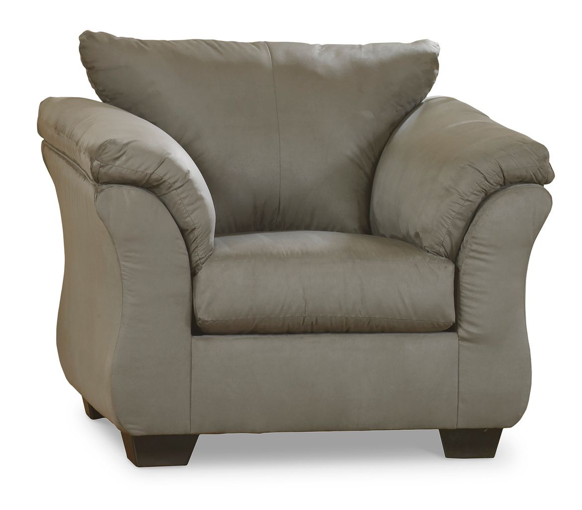 Darcy Chair and Ottoman In Cobblestone 75005U7