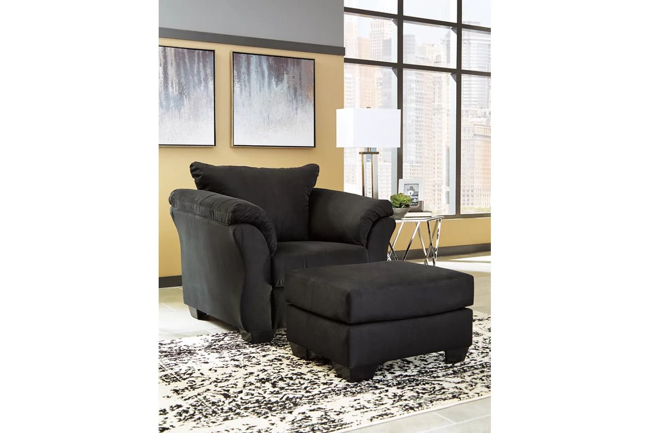 Darcy Black Living Room Set 75008U1