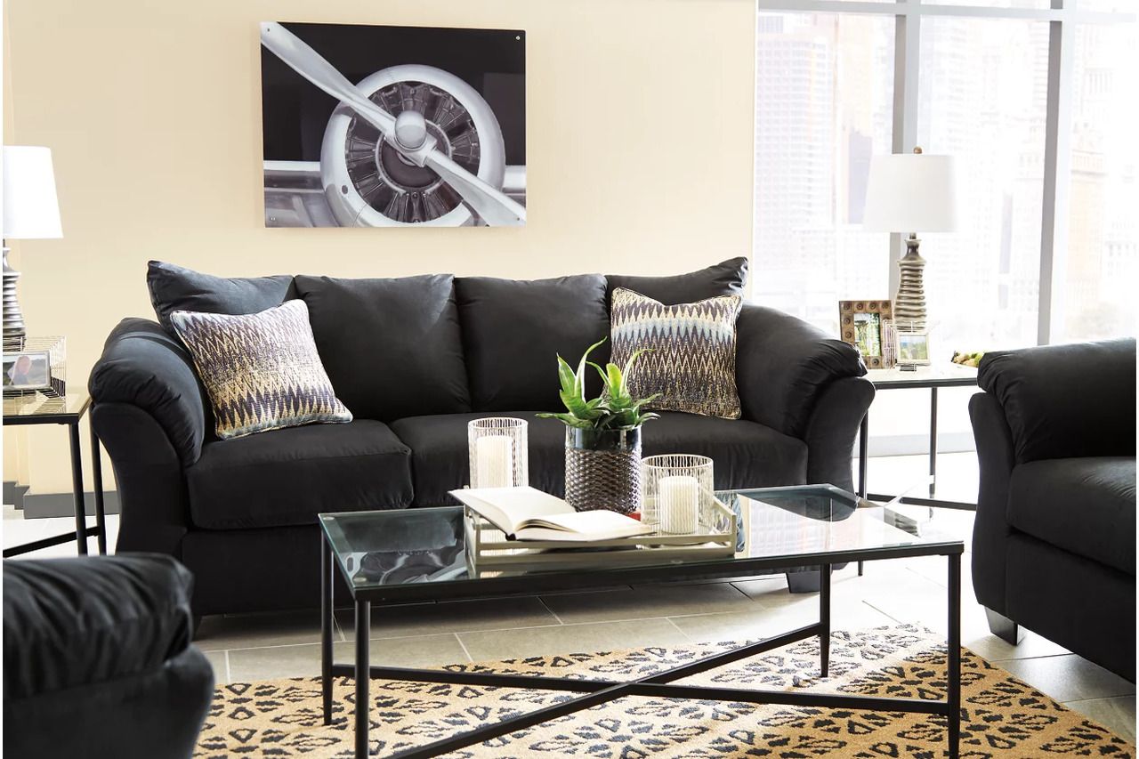Darcy Black Living Room Set 75008U1