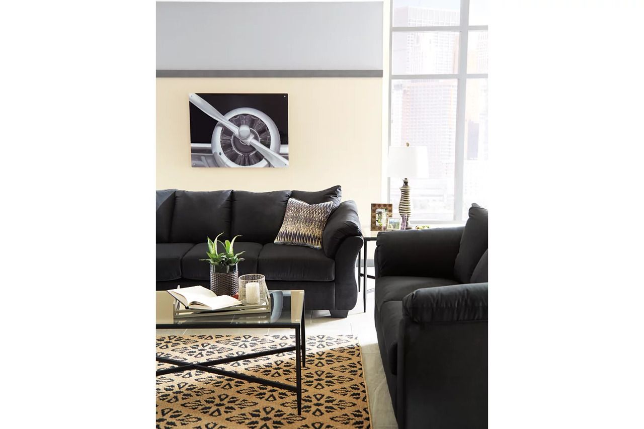 Darcy Black Living Room Set 75008U1
