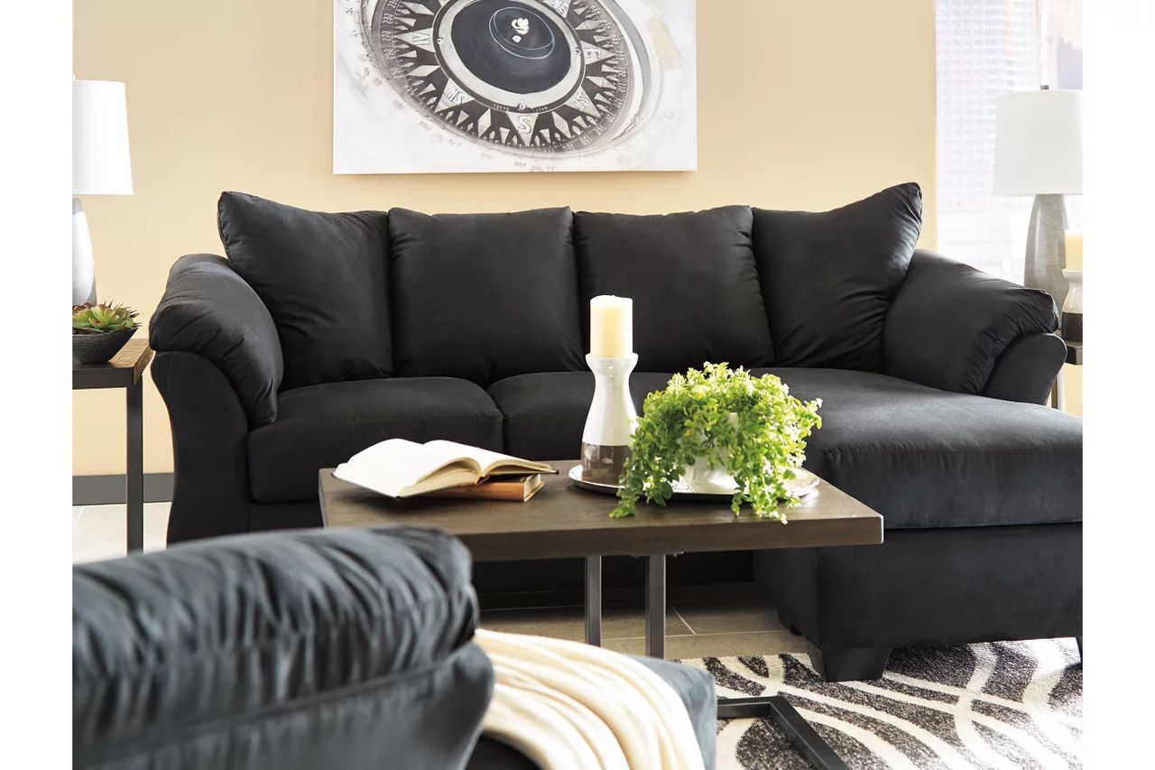 Darcy Black Living Room Set 75008U1