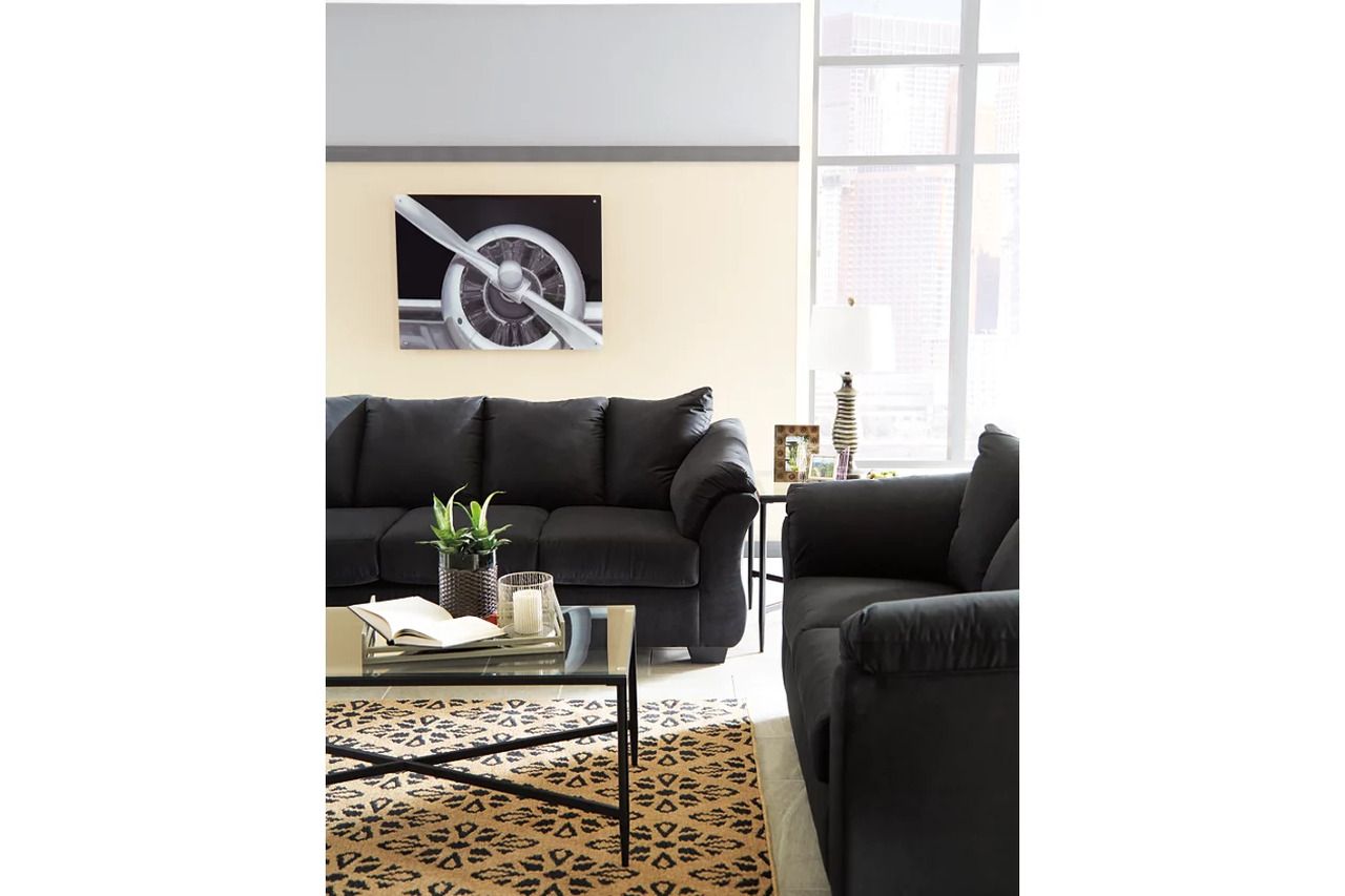 Darcy Black Living Room Set 75008U1