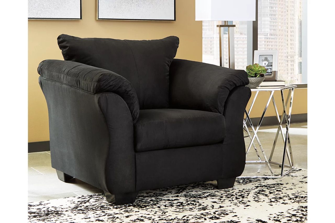 Darcy Black Living Room Set 75008U1